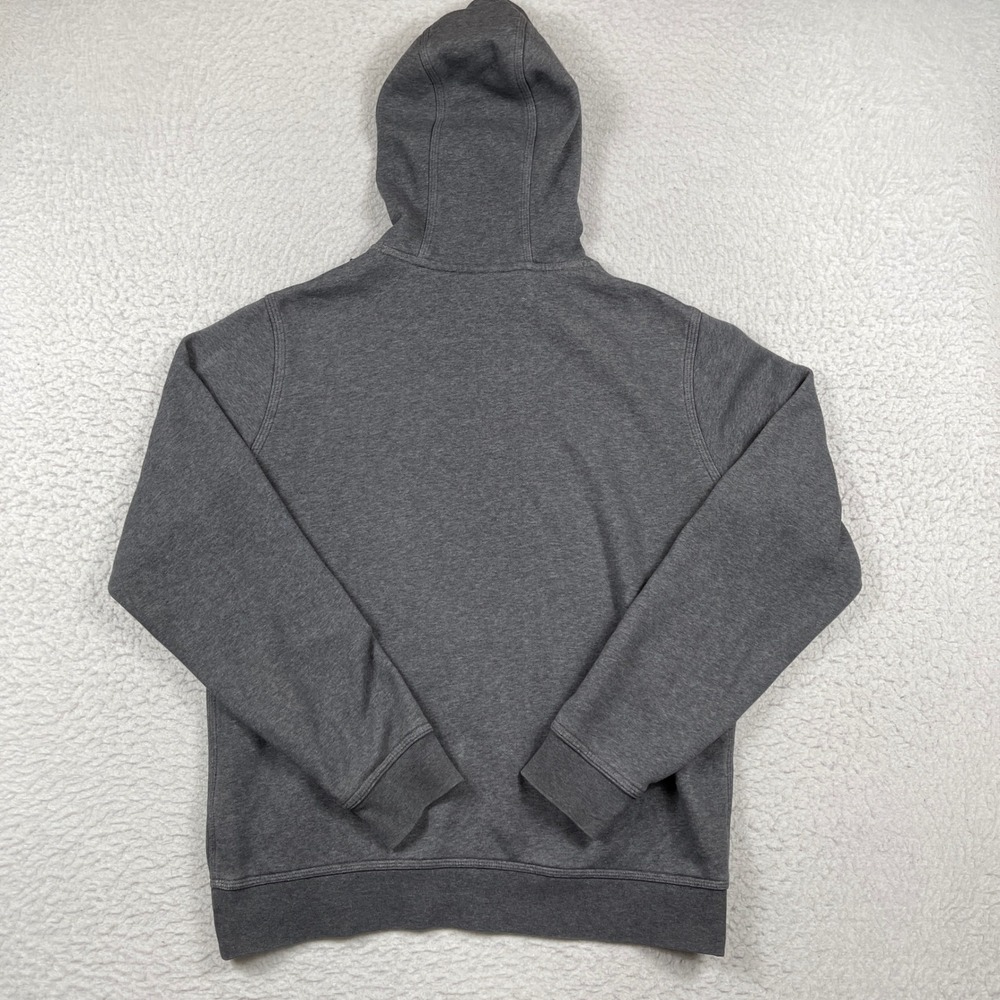 Nike Hoodie Mens Large‎ Grey Pullover Sportswear Club Fleece Swoosh Logo - Picture 2 of 10
